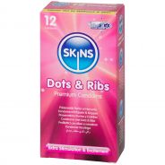 Skins Dots & Ribs Condoms 12 pcs