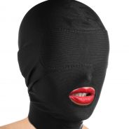 Master Series Disguise Open Mouth Mask with Blindfold