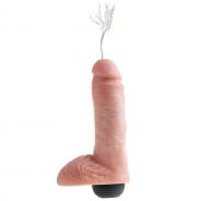 King Cock Realistic Ejaculating Dildo 7.9 inches