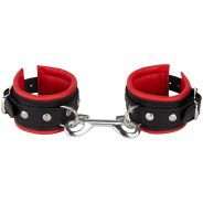 SToys Wrist Cuffs Leather Narrow Red
