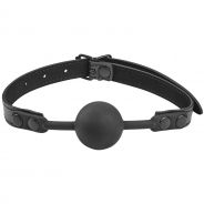 Obaie Imitation Leather Silicone Ball Gag