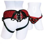 Sportsheets Red Lace Corset Strap-On Harness