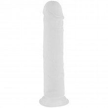 Willie City Realistic Frosted Clear Dildo with Suction Cup 22 cm