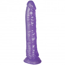 Baseks Purple Glitter Dildo 8.1 inches