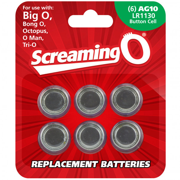 Screaming O Batteries AG10 LR1130 6 pcs