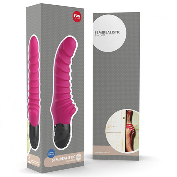 Fun Factory Semirealistic Dildo Vibrator With Grooves