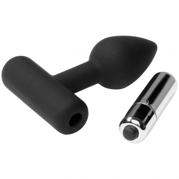 Small Butt Plug with Bullet Vibrator  4