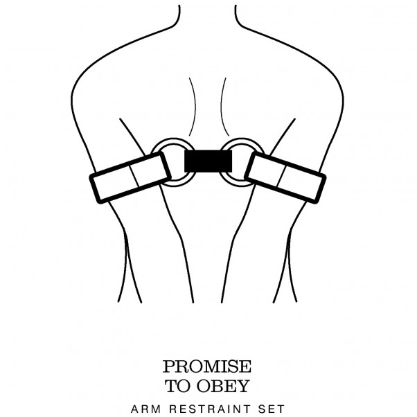 Fifty Shades of Grey Promise to Obey Arm Restraint Set  6