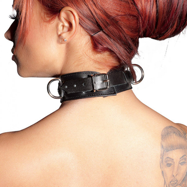 Zado Leather Collar with D-rings  2