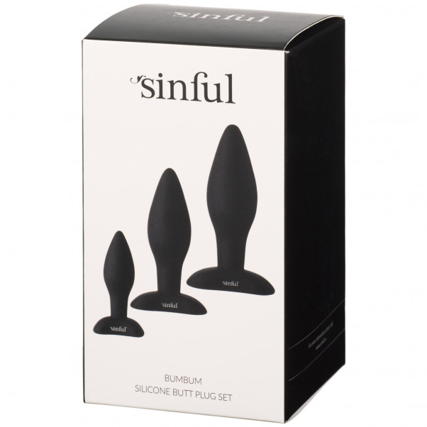 Sinful BumBum Silicone Butt Plug Set Product picture 5