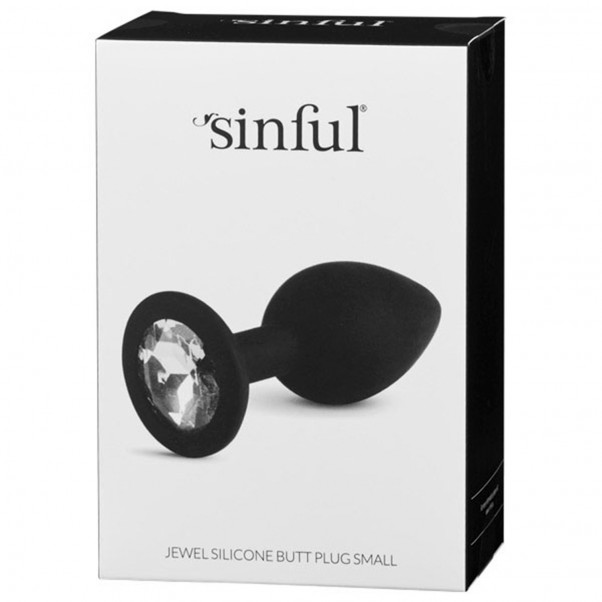 Sinful Jewel Silikone Butt Plug Small  5