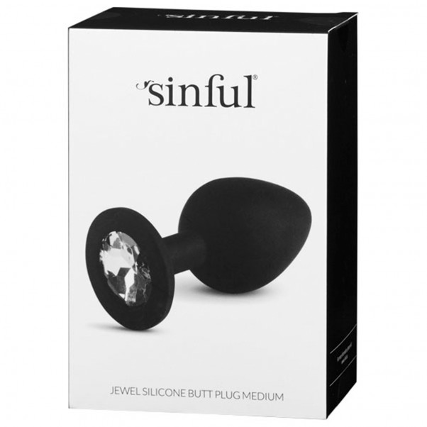 Sinful Jewel Silikone Butt Plug Medium  5