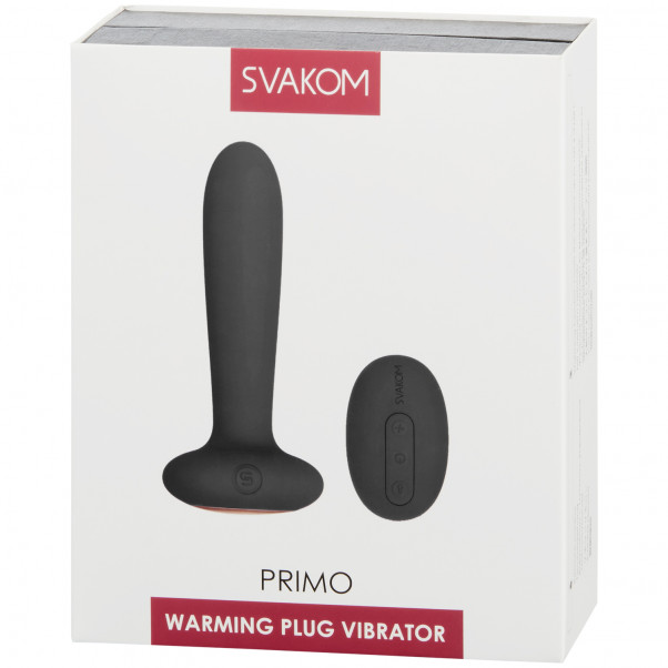 Svakom Primo Warming Butt Plug Vibrator Pack 90