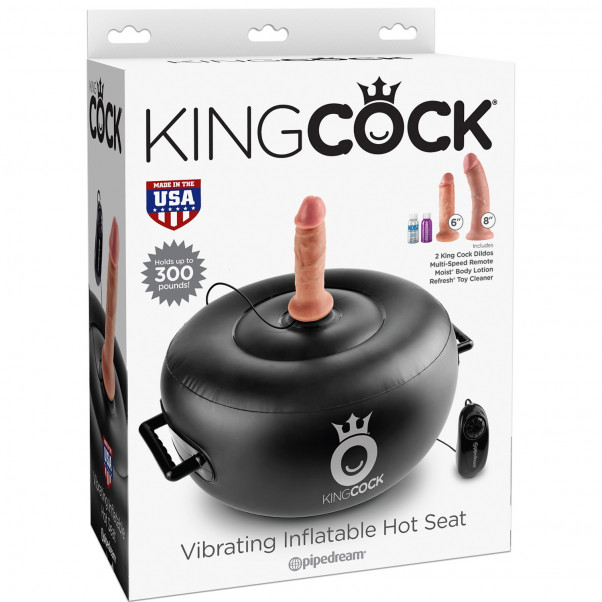 King Cock Vibrerende Oppustelig Hot Seat