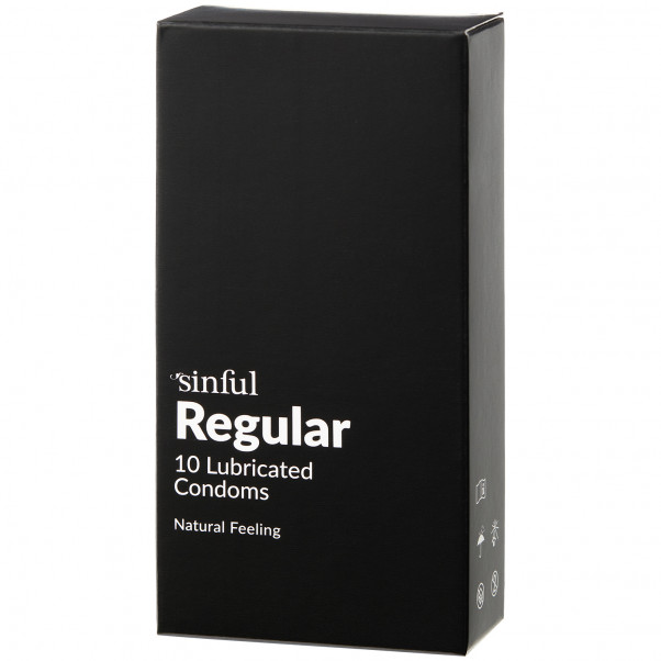 Sinful Regular Kondomer 10 stk Pack 90
