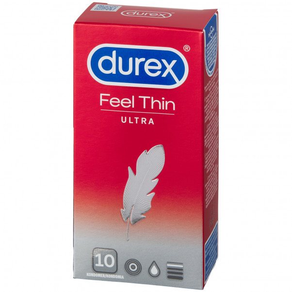 Durex Feel Ultra Thin Tynde Kondomer 10 stk Pack 90