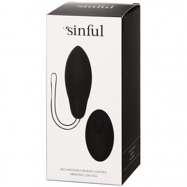 Sinful Rechargeable Remote Control Love Egg 90