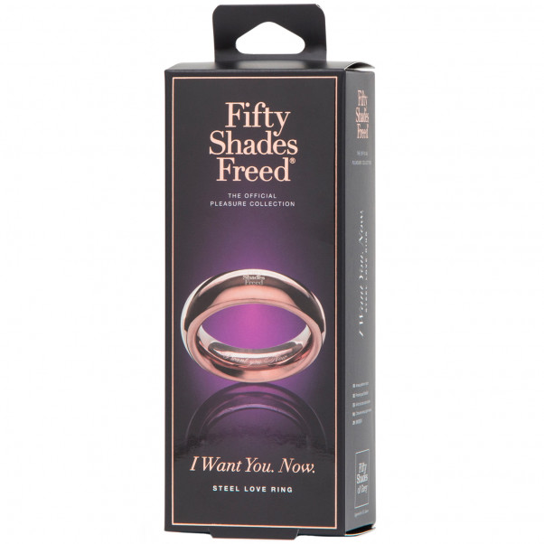 Fifty Shades Freed I Want You Now Metal Penisring  7