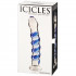 Icicles No 5 Blue Glass Dildo