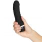 Sevencreations Klassisk Silikone Dildo Vibrator Sort Small Hand 50