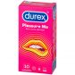 Durex Pleasure Me Kondomer 10 stk Pack 90