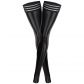 Noir Handmade Power Wetlook Hold-Up Stockings  3
